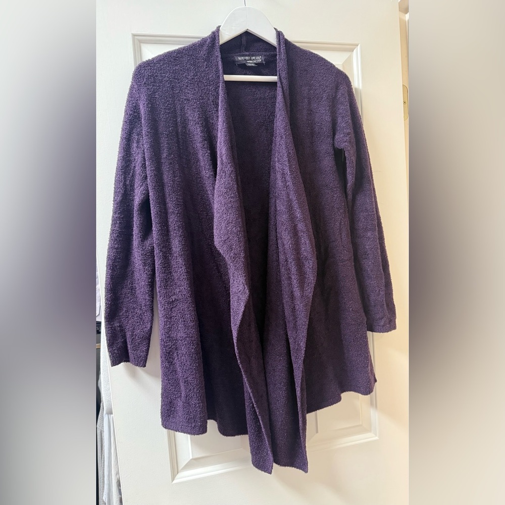 Barefoot dreams, Calypso cardigan, plum color